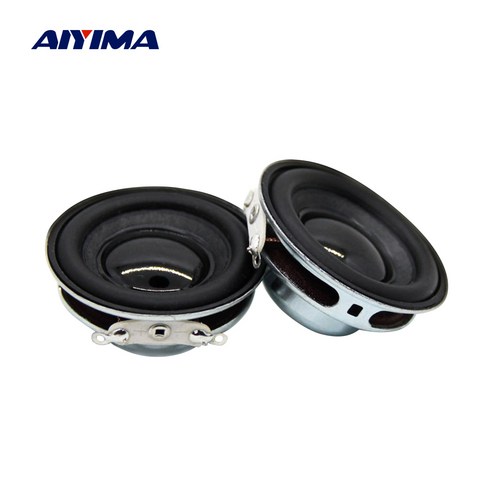 AIYIMA 2Pcs 1.5인치 오디오 스피커 40MM 4옴 3W 풀레인지 사운드 앰프 스피커 홈시어터 라우드스피커