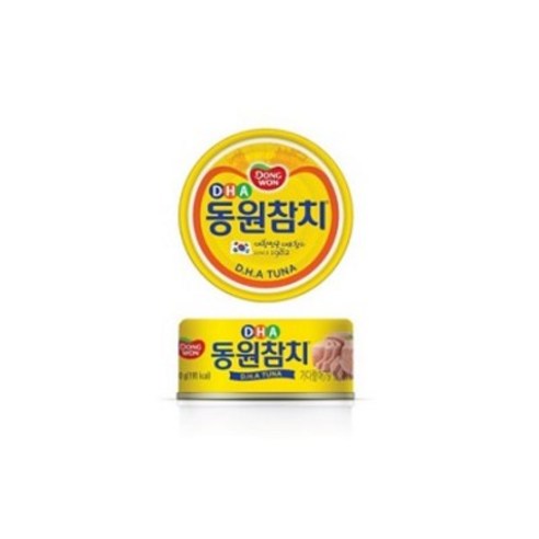 참치캔 동원 DHA참치, 80g, 50개