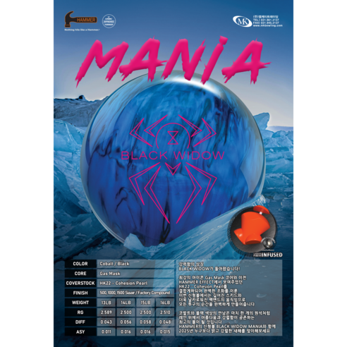 햄머 엔비, 볼링 초보도 에이스로!