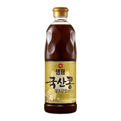 샘표 국산콩간장 프리미엄 860ML, 1개