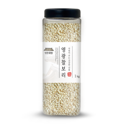 건강곡간 2023년산 햇곡 영광 찰보리, 1kg, 1개