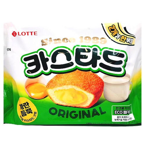 롯데 카스타드, 230g, 2개