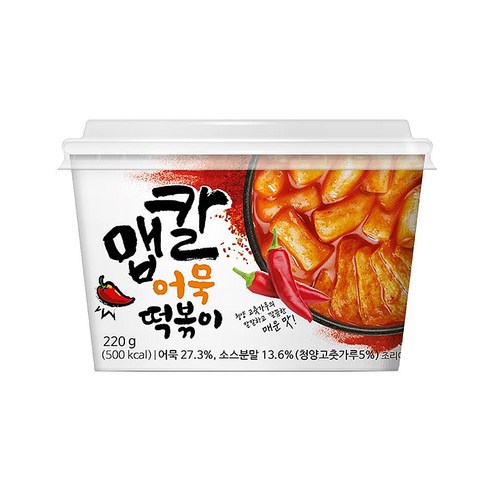 맵칼어묵떡볶이 컵용기 220g x 3개