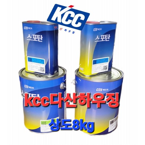 KCC정품 스포탄(우레탄) 중도 2~3 미리기준 9~12 평형 (20KG 4통 묶음) 회색 녹색(1층까지배송), 1개, 80kg, 중도4개묶음회색 센스탄 Best Top5