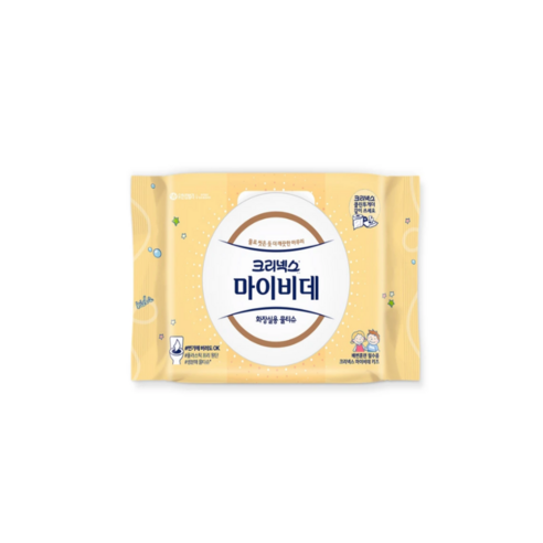 크리넥스 마이비데 키즈 캡형 (화장실용 물티슈), 40매입, 9개
