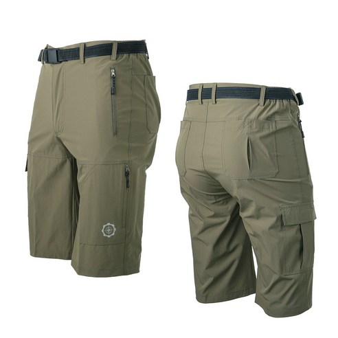 남성을 위한 스타일과 기능의 완벽한 조화: 스판 카고 벨트 반바지 건빵 택티컬 팬츠