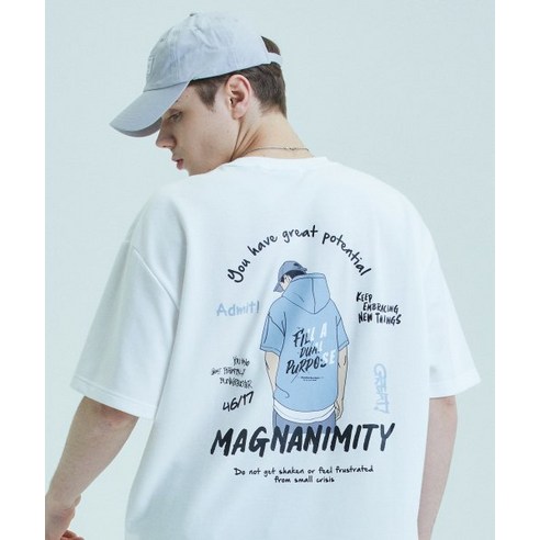 벙커버스터 BUNKERBUSTER 매그나니미티 반팔티 오프 화이트 Off White (MN2TU249-001)158990