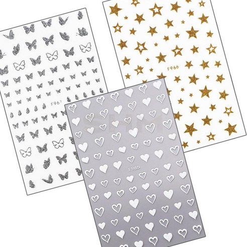 마스터룸 분장용 스티커 연극 스티커, 화이트하트