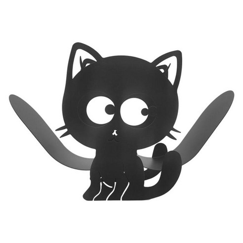 참신 화장실 롤 홀더 무료 서있는 동물 모양의 펀치없는 종이 보관소 욕실 재미있는 욕실 액세서리, 고양이, 다중, 철