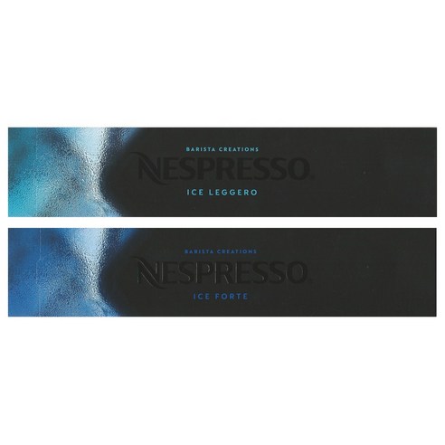 네스프레소 버츄오 캡슐 아이스 한정판 캡슐커피 2종세트 / 아이스 포르테 아이스 레제로, 2개, 2개, 10개입