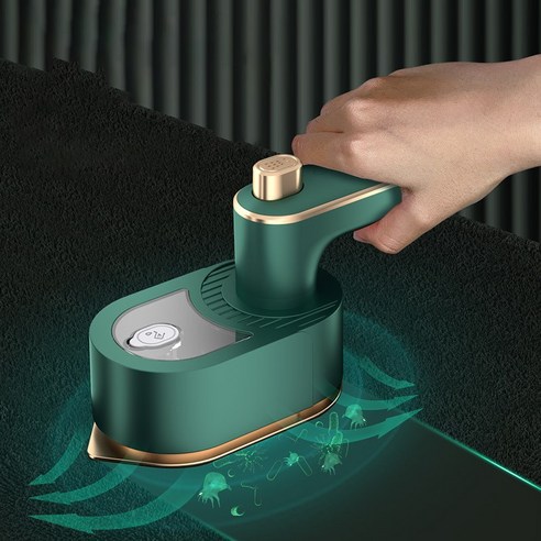 DS 접이식 미니 핸디형 스팀 다리미 건습식 겸용 수평 수직 겸용 가정용 여행용, 화이트