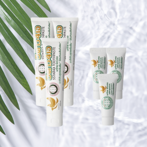 태국 왕실의 비밀, 천연 허브 콩알 치약으로 깨끗하고 상쾌한 하루를!