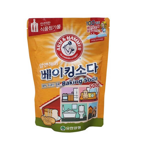 유한양행 암앤헤머 베이킹소다 500g x 1 세탁세제, 1개