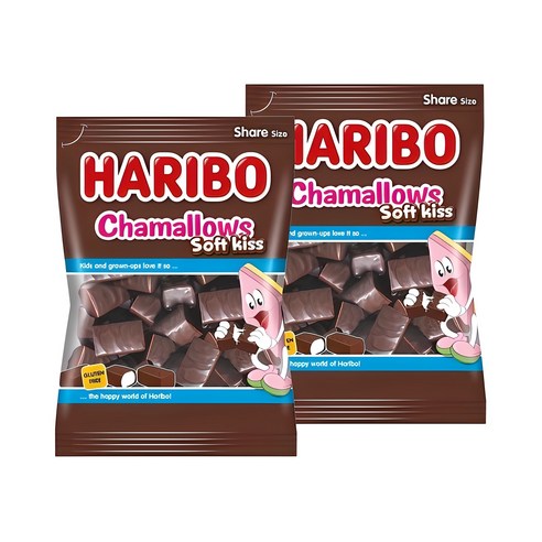 하리보 샤멜로우 소프트 키스 200g