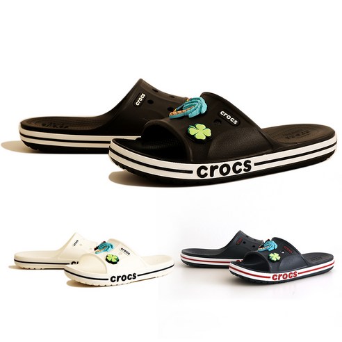 크록스 바야밴드 슬라이드 205392 + 레츄 악세사리