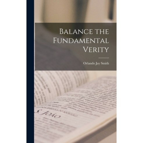 (영문도서) Balance the Fundamental Verity Hardcover, Legare Street Press, English, 9781017885316