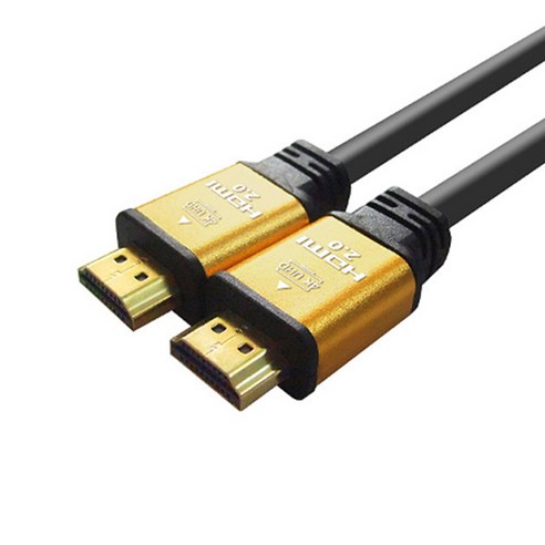 대원티엠티 DW-HDMI20-15M 골드 메탈 HDMI 케이블 (v2.0 15m), 15M, 1개 hdmi케이블20m