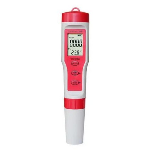 염도계 염도측정기 YIERYI 4 in 1 PH/TDS/EC/Temperature Meter 수영장 식수 수족관 용 디지털 수질 모니터 테스터, CHINA_no backlight, 1) no backlight