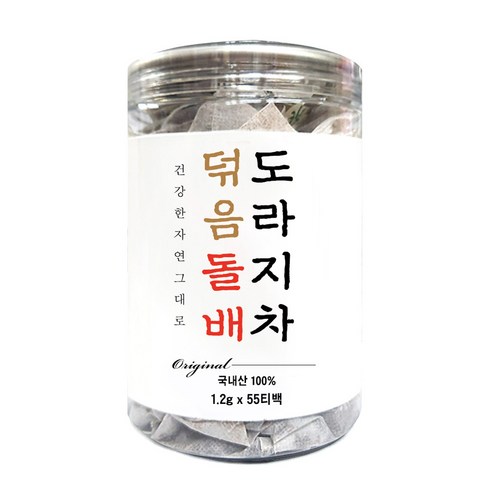 덖음 돌배 도라지차 티백 1.2g x 55티백, 1개, 55개입