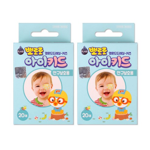 뽀로로 아이키드 안구보호용 아이패치, 20개입, 12개