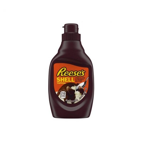 Reese's Peanut Butter Shell Topping 7.25-Ounce Bottle (Pack of 3) 리즈 땅콩 버터 쉘 토핑 7.25온스 병(3개 팩), 1개