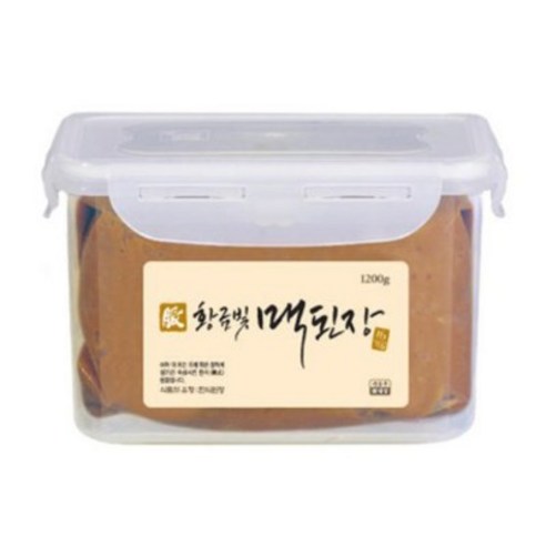 한국맥꾸룸 황금빛 맥된장1.2kg, 시골 재래식 한식 전통 집 된장, 대용량 제품, 가성비 높음
