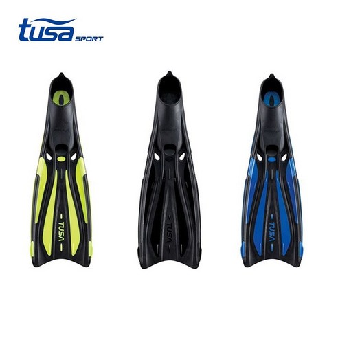 투사 FF-23 스노쿨링 바다수영 오리발 롱핀 프리다이빙 스쿠버다이빙 스노클, 블루