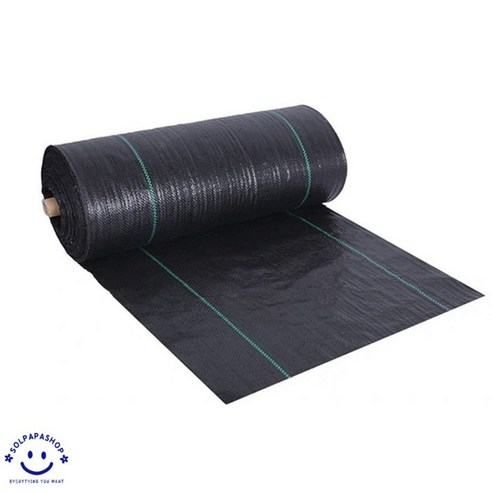 잡초매트 멀칭용 농업용 부직포 원예 하우스 천 과수원 PP 50/80/100CM, 폭 100cm, 길이 5M, 1개