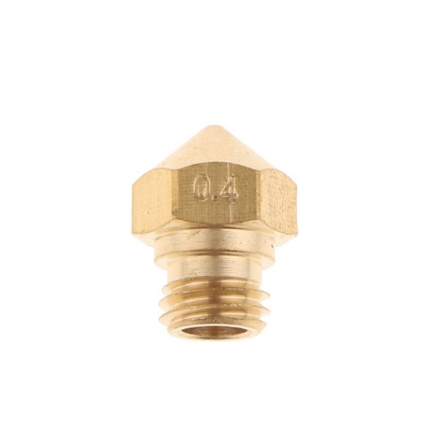황동 압출기 노즐 구리 프린트 헤드 MK10 1.75mm 3D 프린터 용, 0.6mm, 골드