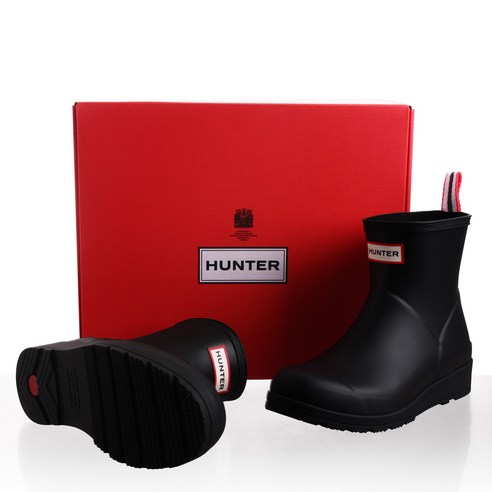 장마철 스타일을 완성하는 헌터 오리지날 플레이 숏 레인부츠