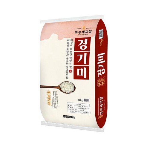 하루세끼쌀 [하루세끼쌀] 2023년 햅쌀 프리미엄 경기미 10kg 상등급+당일도정, 1개