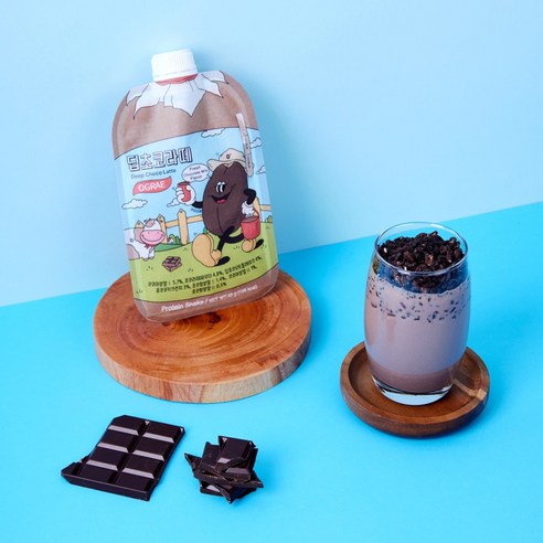 오그래 딥초코라떼 초코맛 체중조절 프로틴 쉐이크, 7개, 40g