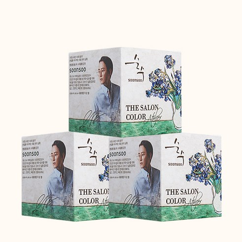 순수 더 살롱 컬러 아뜰리에, 밀크브라운, 3개