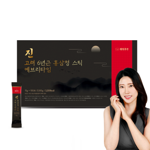 고려 홍삼액 골드 80ml x 60포 60개입 13 웰빙곳간 고려 6년근 진 홍삼정 스틱 에브리타임 100p + 쇼핑백, 1개, 100회분