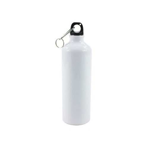 흰색 빈 승화 물병 카라비너 ​​알루미늄 누설 주전자, 500ML