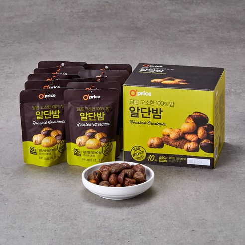 Oprice 자연단맛 알단밤, 650g, 2개