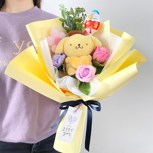산리오 인형 꽃다발