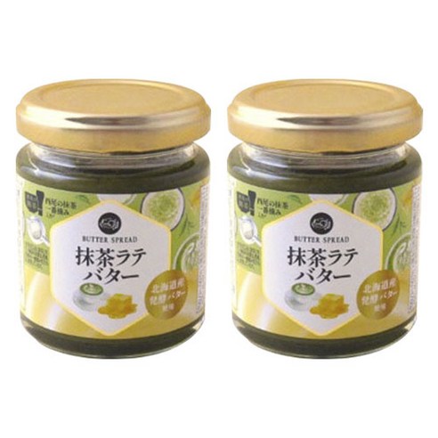 Kaneka Foods Co. Ltd. 말차라떼 버터, 2개, 100g