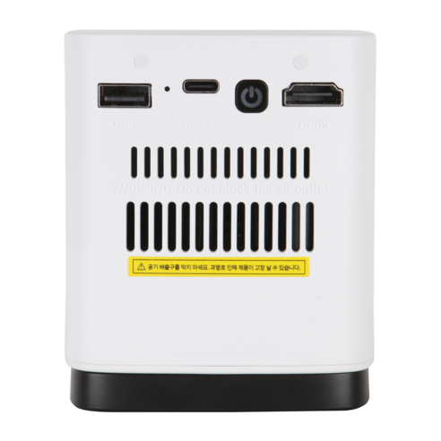 휴대성과 성능을 겸비한 블릭 큐브S 미니 빔 프로젝터로, 모든 엔터테인먼트 경험을 업그레이드하세요.