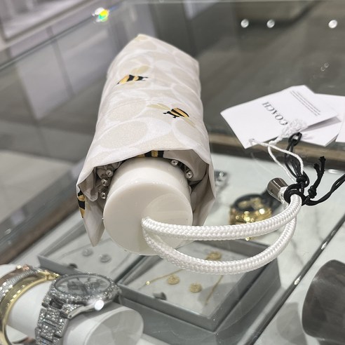 COACH UMBRELLA IN SIGNATURE BEE PRINT