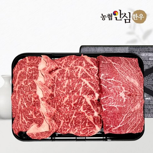 [농협안심한우]1등급한우선물세트 채반구이정육3호1kg(등/채/국), 1개, 1kg