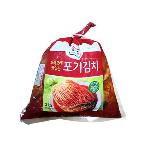 신선하고 맛있는 전통 한국 김치