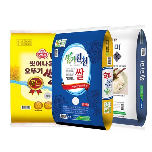 밥맛 좋은 쌀 10kg 20kg 오뚜기 씻어나온쌀 생거진천 아끼바리 추청 아끼바레, 7. 오뚜기 씻어나온 명품쌀 10kg, 1개