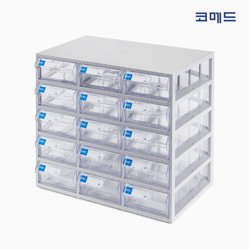 코메드 CMD-503멀티박스 15칸 투명서랍장 공구서랍장