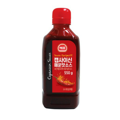 사조해표 캡사이신 매운맛소스, 550g, 1개