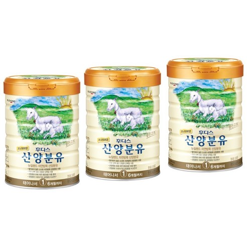 일동후디스 프리미엄 산양분유 1단계, 800g, 6개