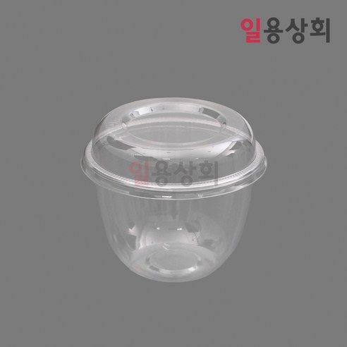 [ILYONG] 원형 빙수용기 DS-302 135파이 중 750ml 400세트 투명, 단품, 단품