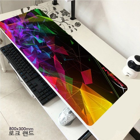 YJQ 마우스 패드 HyperX 대형 게이머 XXL 키보드 데스크 마우스 매트 800x300mm 카펫 고무 Tapis Souris 게이밍 노트북 CSGO 마우스 패드용, hyperX10 80x30