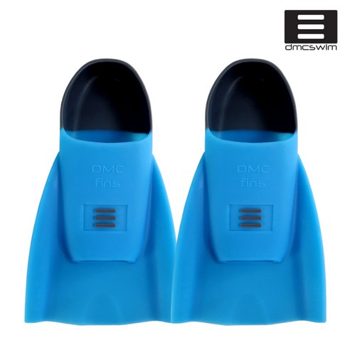하이드로핀(BLUE) DMC FIN 훈련용 숏핀 오리발, 블루