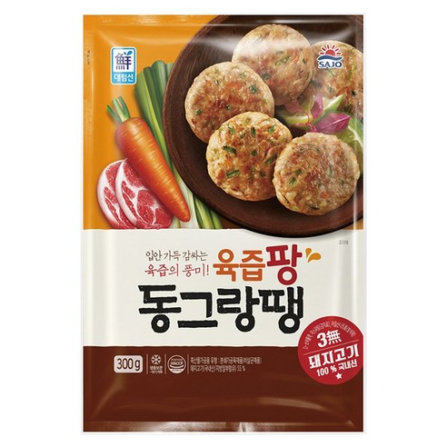 사조-대림선육즙팡동그랑땡600g, 600g, 1개